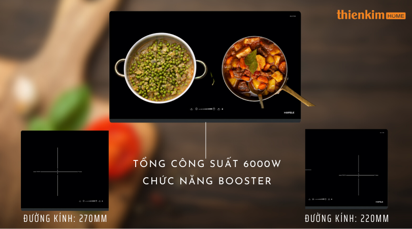 Bếp từ Hafele HC-I772D 536.61.645 công suất mạnh mẽ